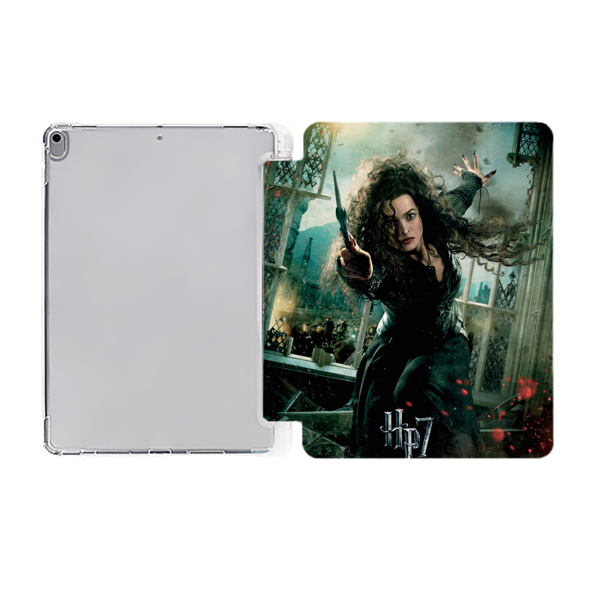 （画像用） Harry Potter ハリー・ポッターシリーズ IPad ケース ペン収納付き 三つ折りスタンド PUレザー×シリコン 対応機種9.5/10.5/10.9インチ